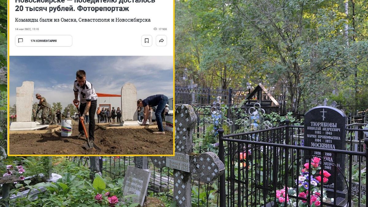 W Rosji zorganizowano konkurs dekoracji grobów 