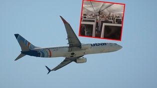 Przeżyli chwile grozy. Jest nagranie z samolotu FlyDubai