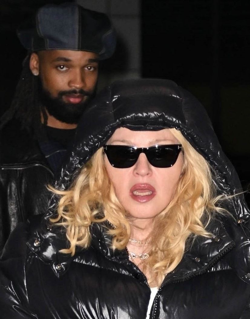 Madonna i Akeem Morris na lotnisku w Nowym Jorku