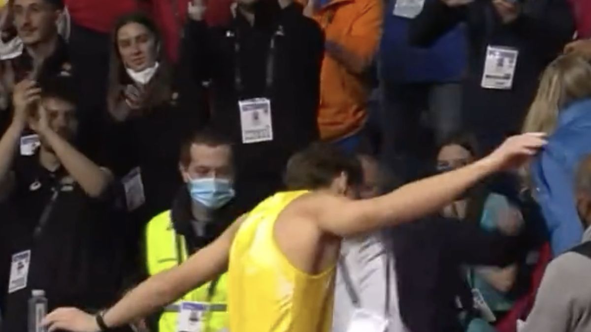 Armand Duplantis po pobiciu rekordu świata 