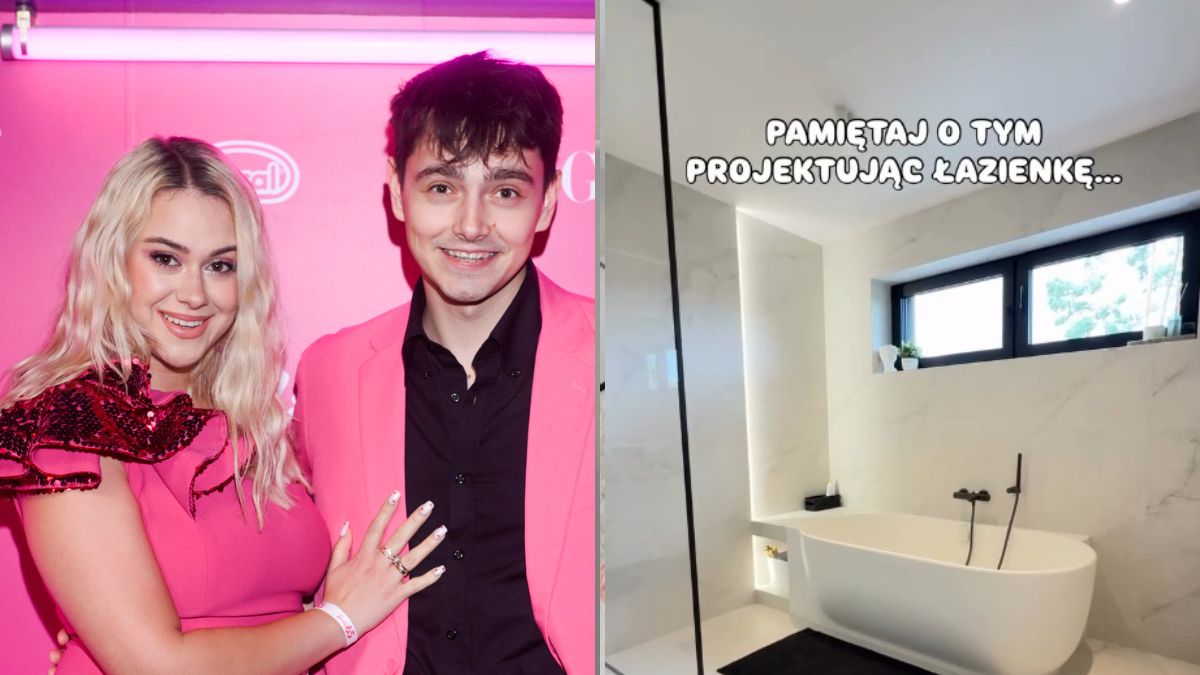 Jan Dąbrowski i Sylwia Przybysz pokazali łazienkę. Mają skrytkę