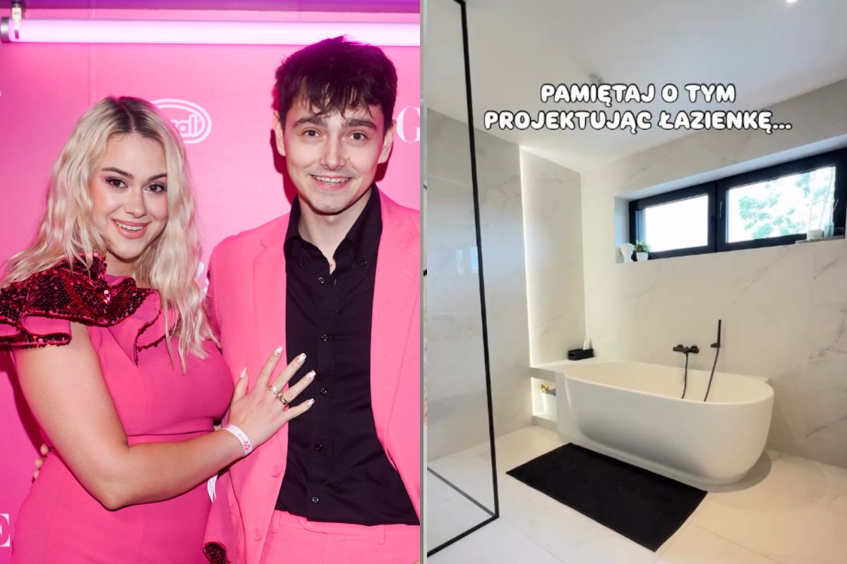 Jan Dąbrowski i Sylwia Przybysz pokazali łazienkę. Mają skrytkę