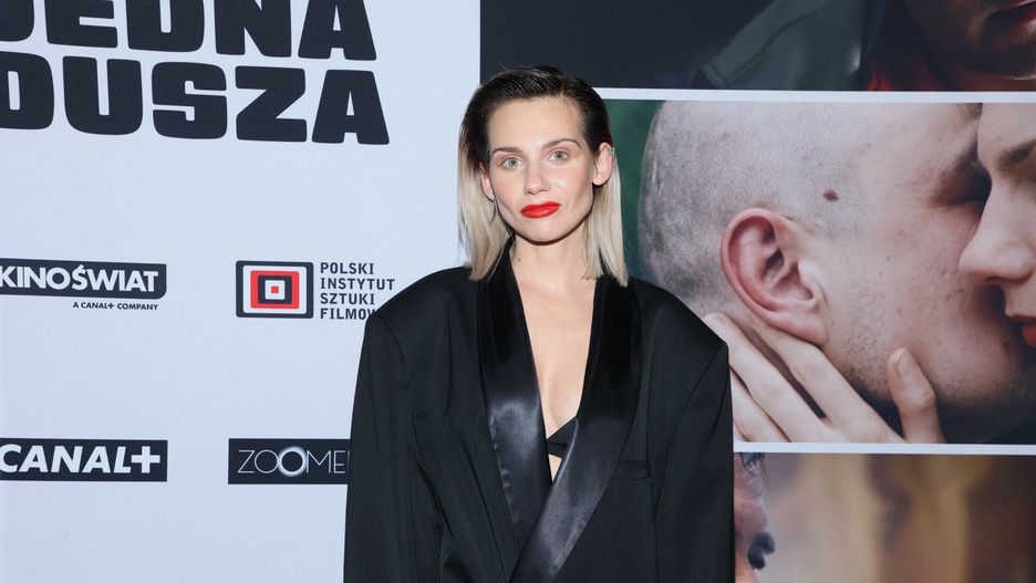 Małgorzata Gorol na premierze "Jednej duszy" Łukasza Karwowskiego