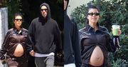 Kourtney Kardashian niczym Rihanna. Tak wyeksponowała ciążowy brzuszek na spacerze z Travisem Barkerem. Nowy TREND?! (ZDJĘCIA)