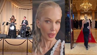 Aneta Glam wbiła na galę charytatywną do rezydencji Donalda Trumpa: przepych, koncert i kobiety z parasolkami w basenie
