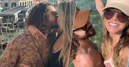 Heidi Klum i jej młody mąż nie mogą oderwać od siebie rąk. Przyłapano ich na plaży