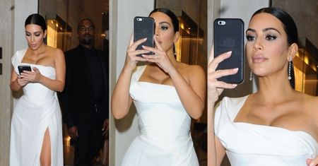 Biust Kim Kardashian w teatrze (ZDJĘCIA)