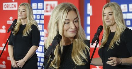 Martyna Wojciechowska BEZ OBRĄCZKI na palcu przemawia na konferencji Polskiego Komitetu Paraolimpijskiego (ZDJĘCIA)