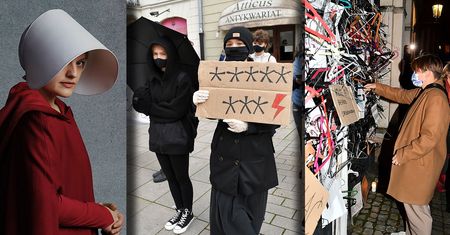Podręczna, wieszak, Jolie. Stały się symbolami protestów przeciwko decyzji TK