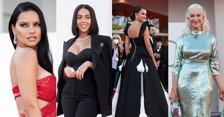 Rewia mody na uroczystym otwarciu Festiwalu Filmowego w Wenecji: Penelope Cruz, Helen Mirren, Adriana Lima i ukochana Cristiano Ronaldo (ZDJĘCIA)