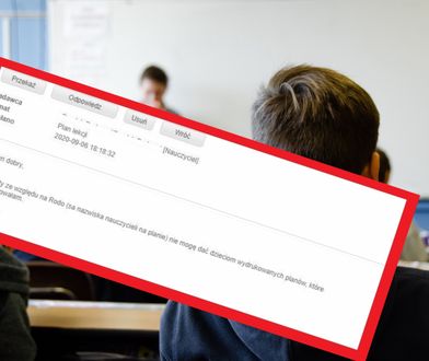 Dzieci nie dostaną planu lekcji. Szkoła zasłania się... RODO