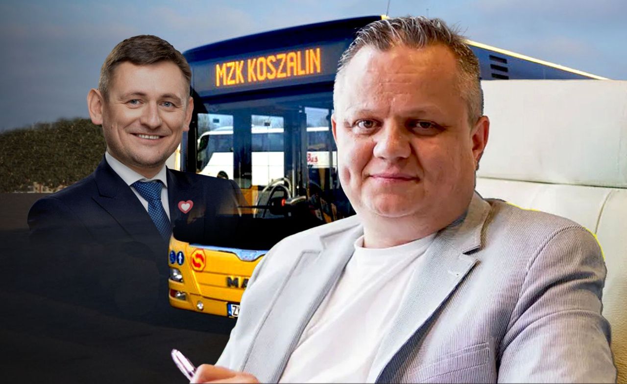 Prezydent Tomasz Sobieraj (z lewej) i Piotr Rowiński 