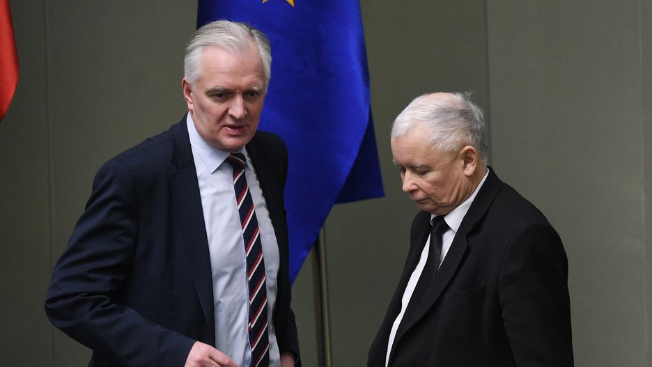 Co dalej z wyborami 2020? Na zdjęciu: Jarosław Gowin i Jarosław Kaczyński