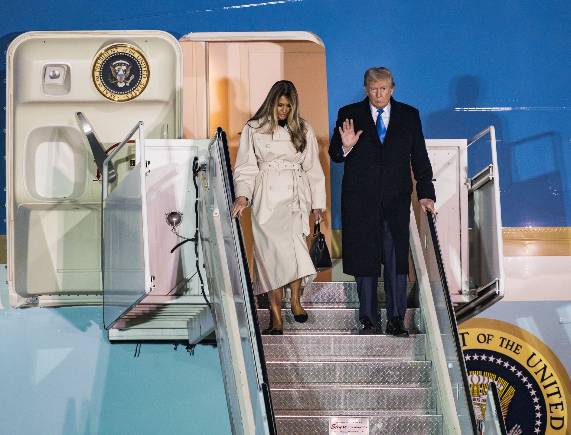 Donald i Melania Trumpowie