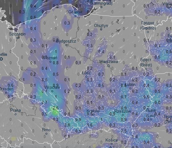 Pogoda. Opady śniegu w niedzielę