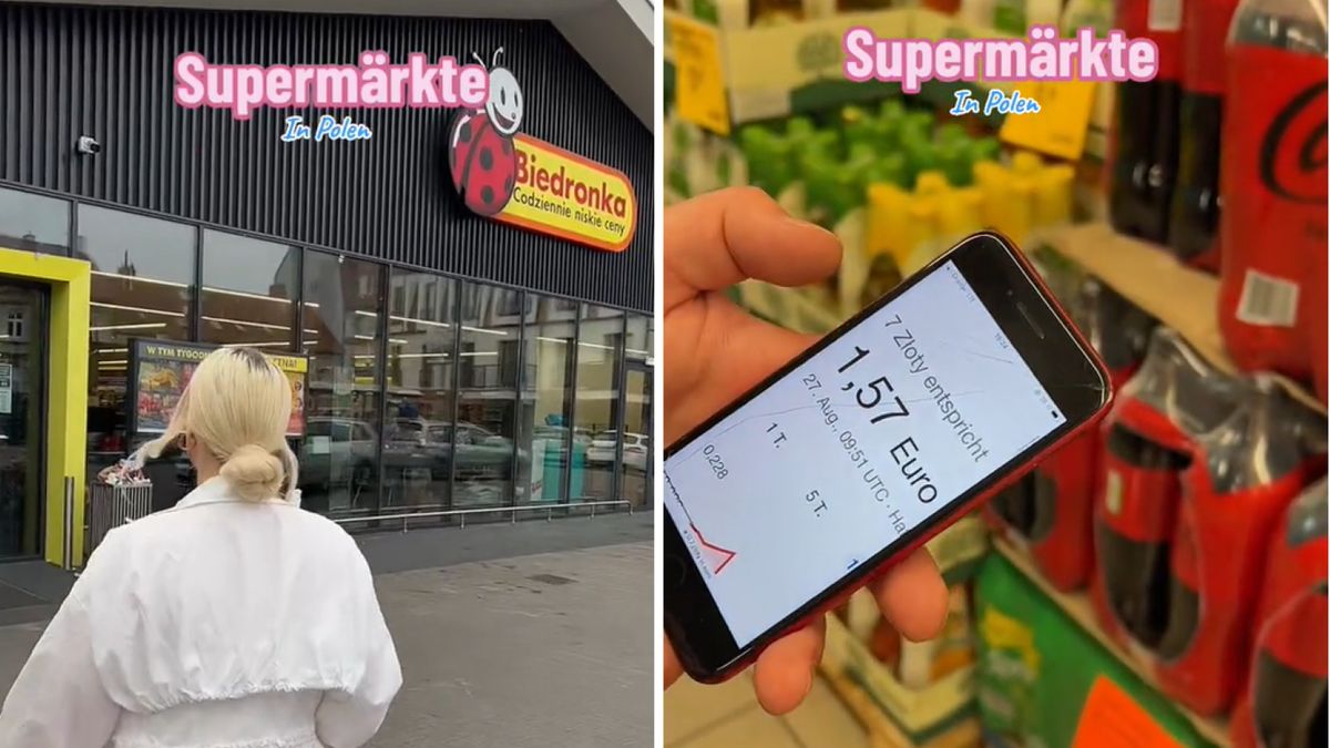 Niemiecka tiktokerka poszła do Biedronki w Polsce 