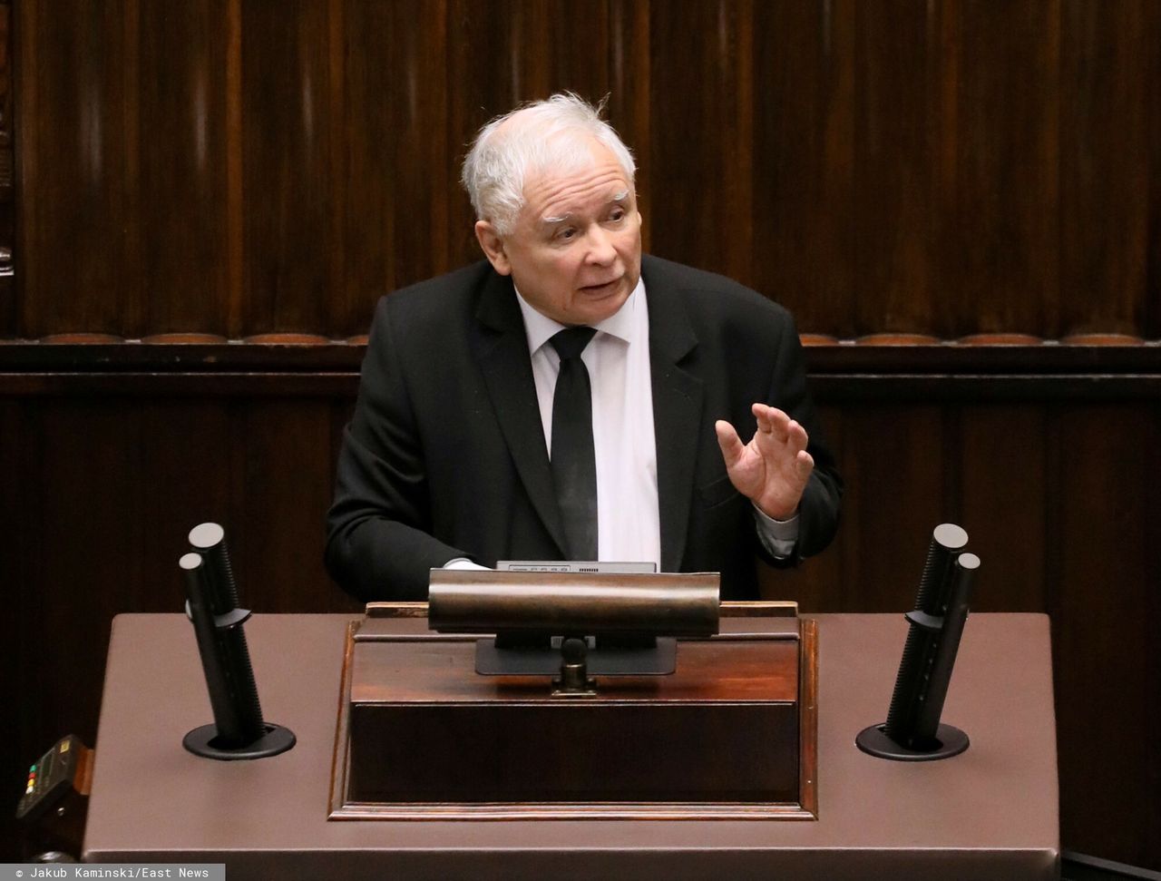 Jarosław Kaczyński w Sejmie