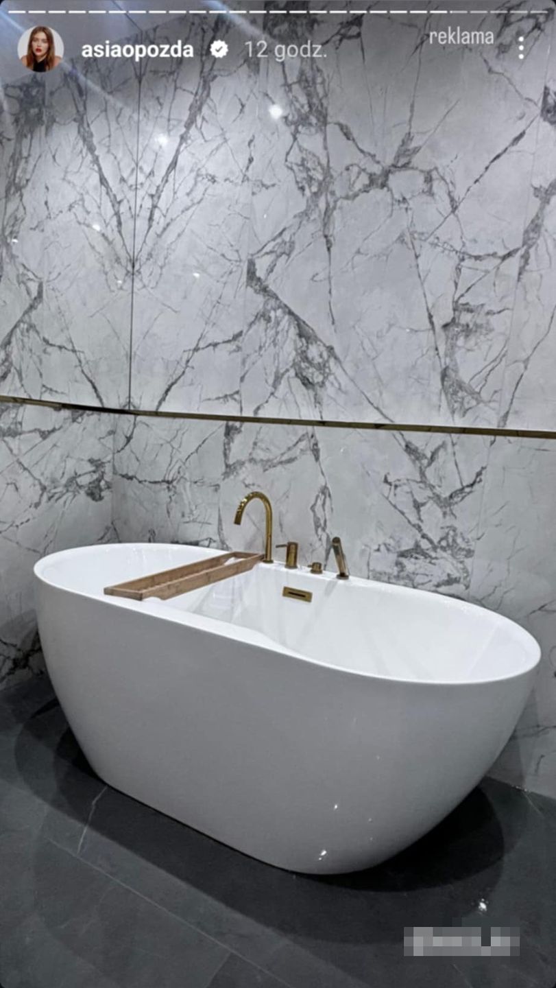 Joanna Opozda pokazała łazienkę
