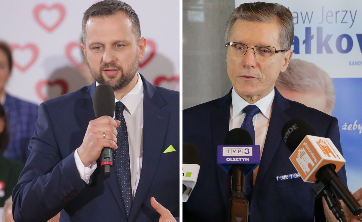 W II turze w wyborach w Olsztynie zmierzyli się Robert Szewczyk i Czesław Małkowski