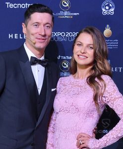 Anna Lewandowska na czerwonym dywanie w Dubaju. Wybrała suknię z najwyższej półki