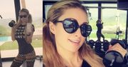 Co robi Paris Hilton na siłowni? Pozuje z ciężarkami