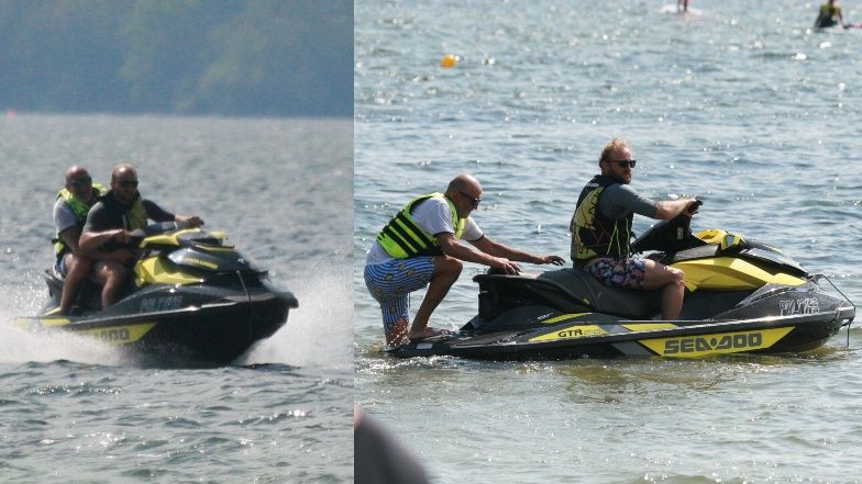 Wakacje Borysa Szyca i Janusza Chabiora nad polskim morzem