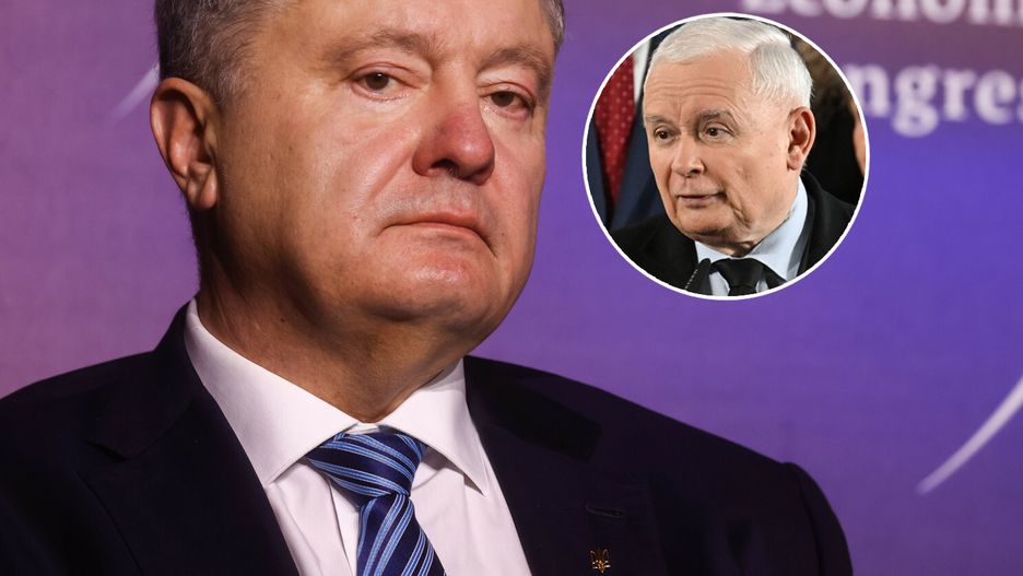 Petro Poroszenko i Jarosław Kaczyński nie mieli dobrych relacji 