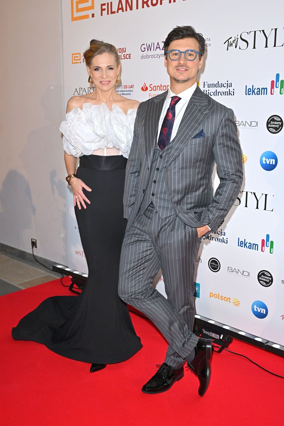 Mateusz Damięcki i Paulina Andrzejewska