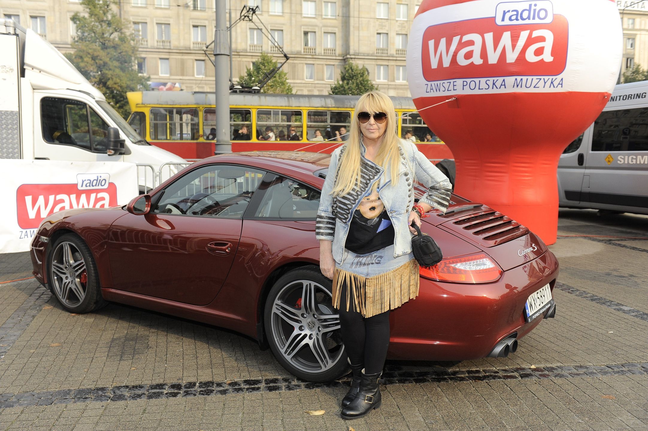 Maryla Rodowicz i jej porsche