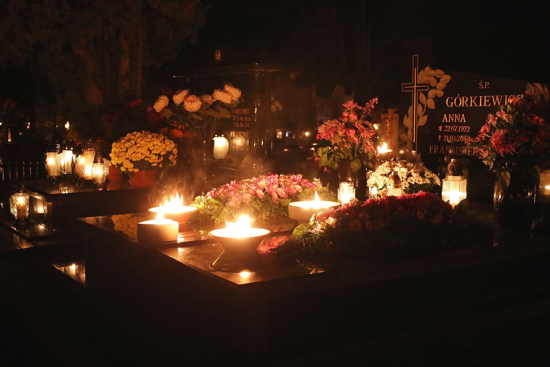 Spacer po cmentarzach w Śremie