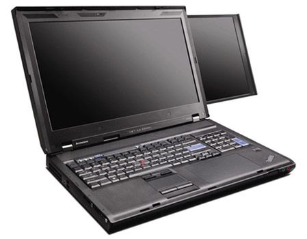 Recenzja - Lenovo ThinkPad W700ds z dwoma ekranami