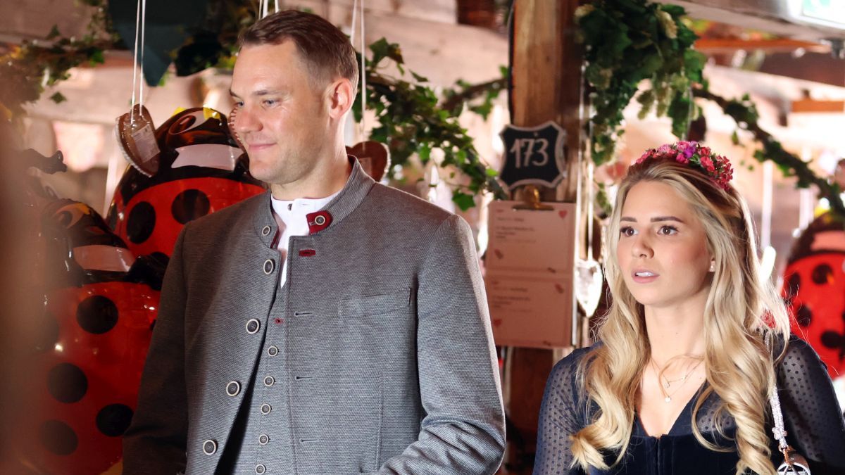 Na zdjęciu: Manuel Neuer z partnerką