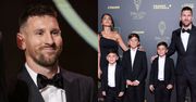 Złota Piłka 2023. Lionel Messi z żoną i trzema synami kradnie show na gali. Robert Lewandowski w tym roku się nie pojawił... (ZDJĘCIA)