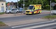 Kolizja z udziałem hulajnogi elektrycznej na ulicy Szczecińskiej w Słupsku. Kierowca nie ustąpił pierwszeństwa