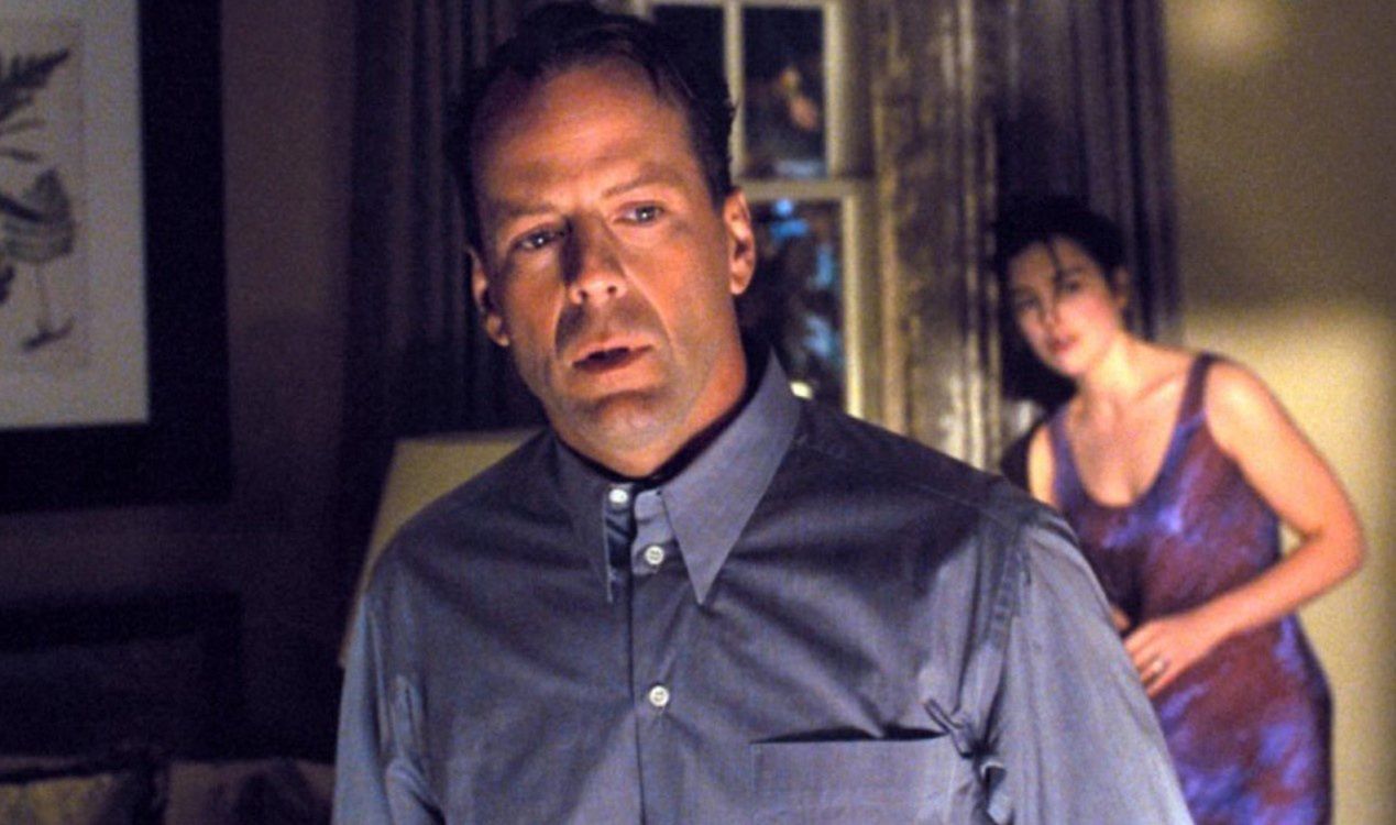 Bruce Willis na planie "Szóstego zmysłu"