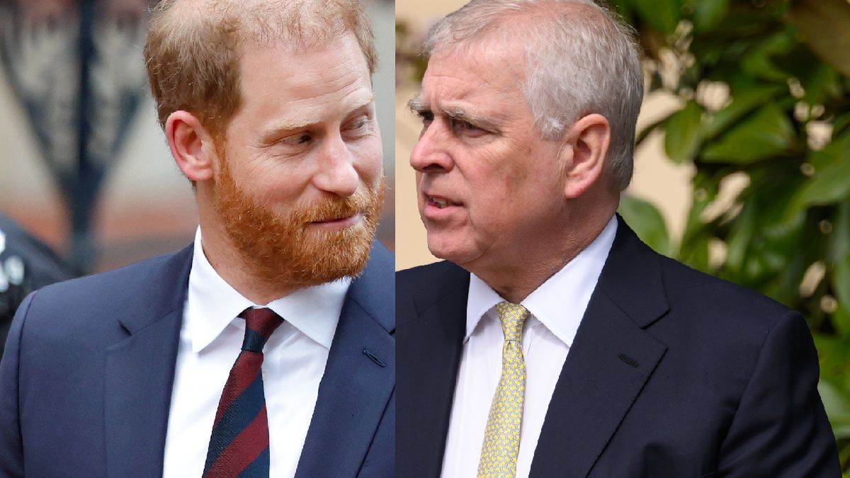 Książę Harry i Andrzej Mountbatten-Windsor