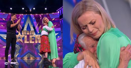 "Mam Talent": Małgorzata Foremniak roni łzy, ściskając 82-letnią mieszkankę Tatr (WIDEO)