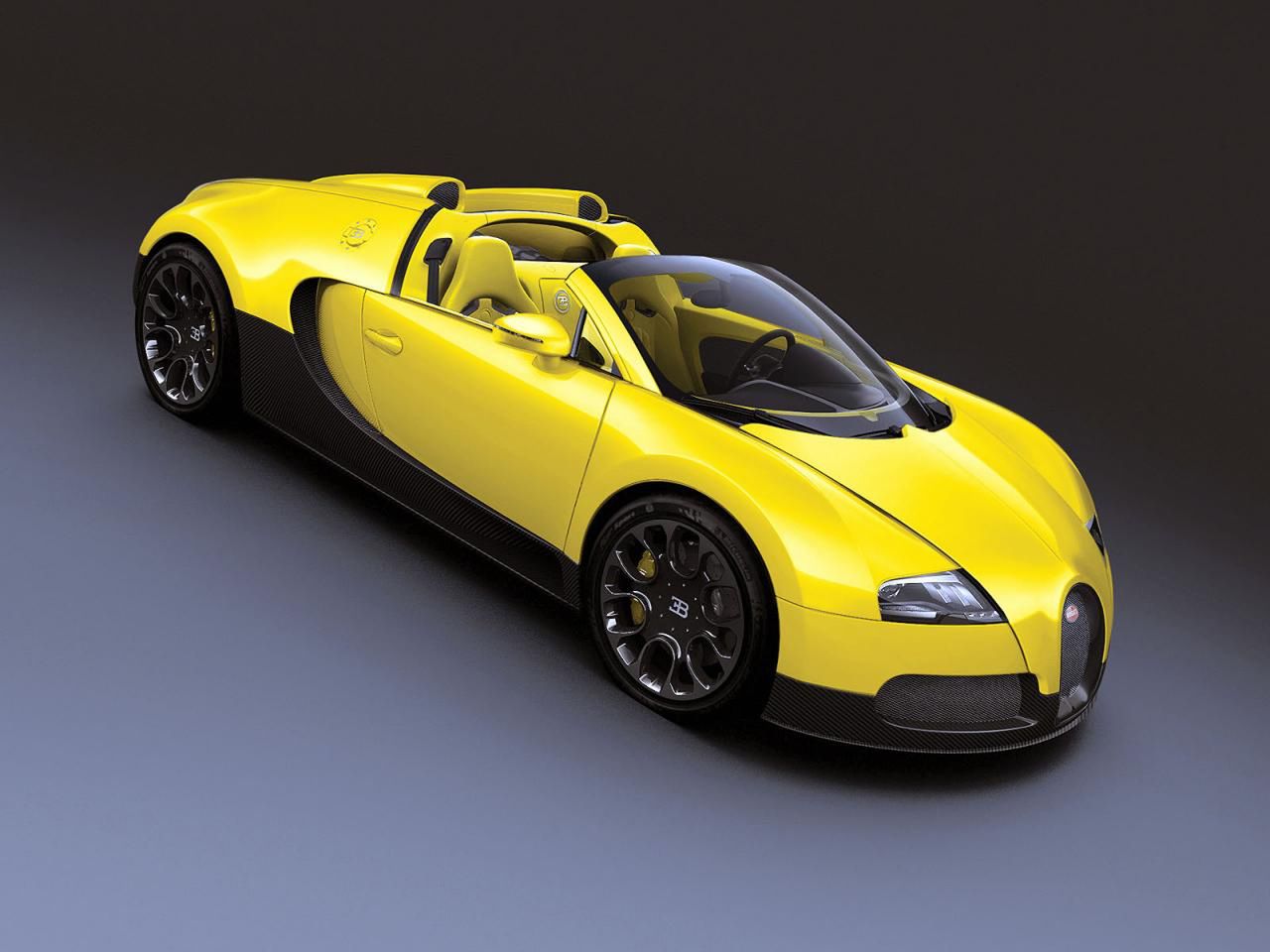 Trójkolorowe Bugatti Grand Sport Middle East w Dubaju