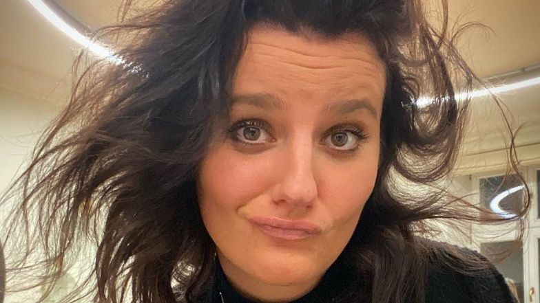 Zofia Zborowska pokazuje figurę po ciąży