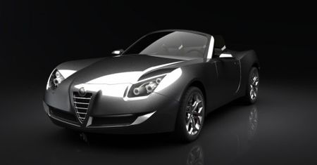 Kolejna, studyjna Alfa Romeo Spider
