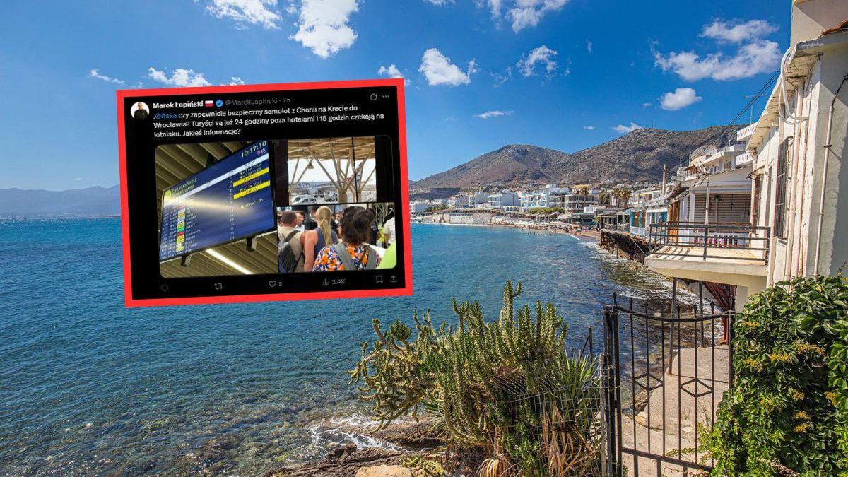 15 godzin na lotnisku w Chanii. Polscy turyści utknęli w drodze 