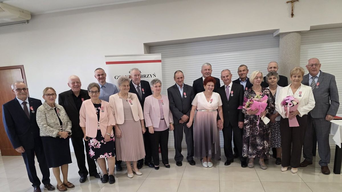 Medale otrzymało osiem par z gminy Golub-Dobrzyń