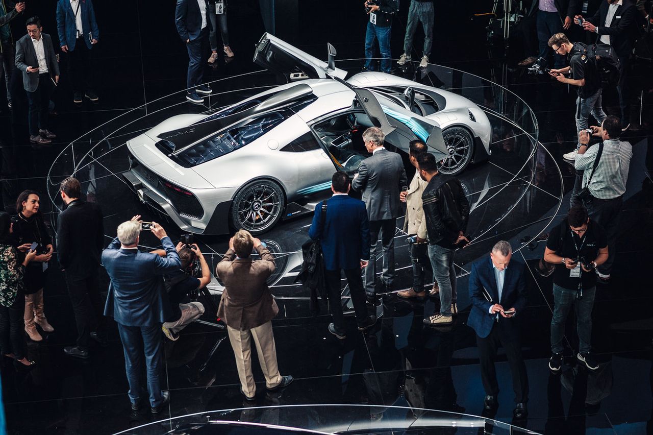 Sensacyjny AMG Project One był na targach w Poznaniu w 2018 roku (fot. Konrad Skura)