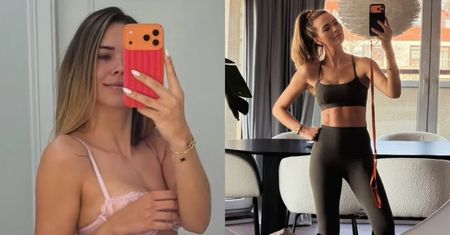 Sandra Kubicka w SAMEJ BIELIŹNIE ekscytuje się rosnącą pupą: "NALEŚNIK się już podniósł"