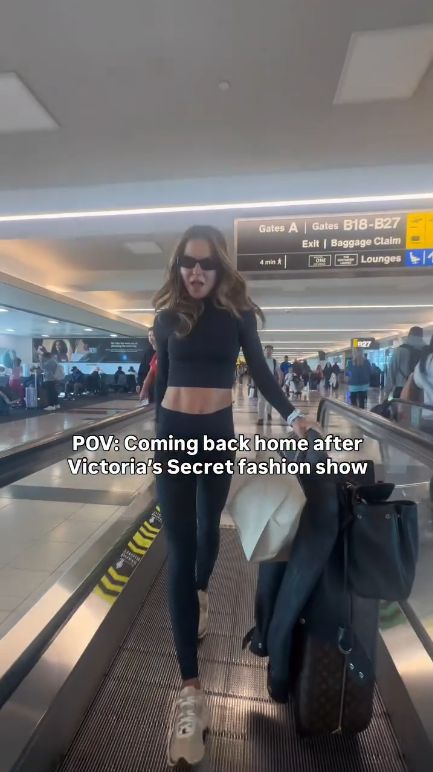 Anna Lewandowska robi show na lotnisku