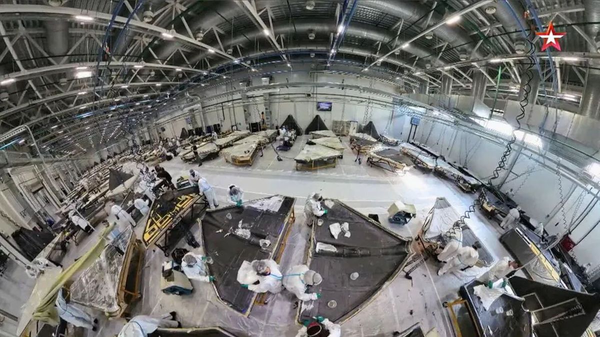 Rosyjska fabryka dronów w Tatarstanie