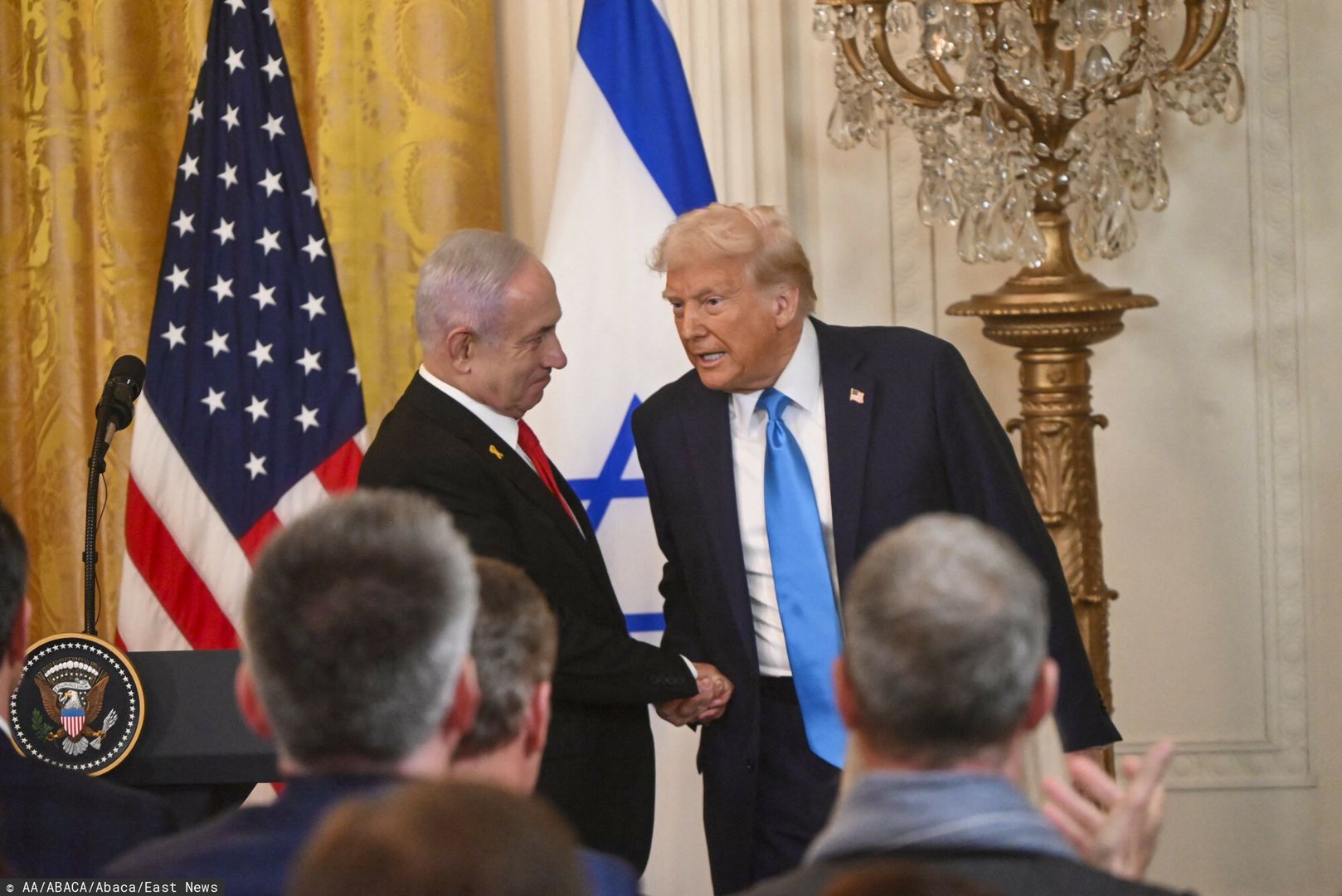 Netanjahu i Trump w Białym Domu. Zdjęcie archiwalne 