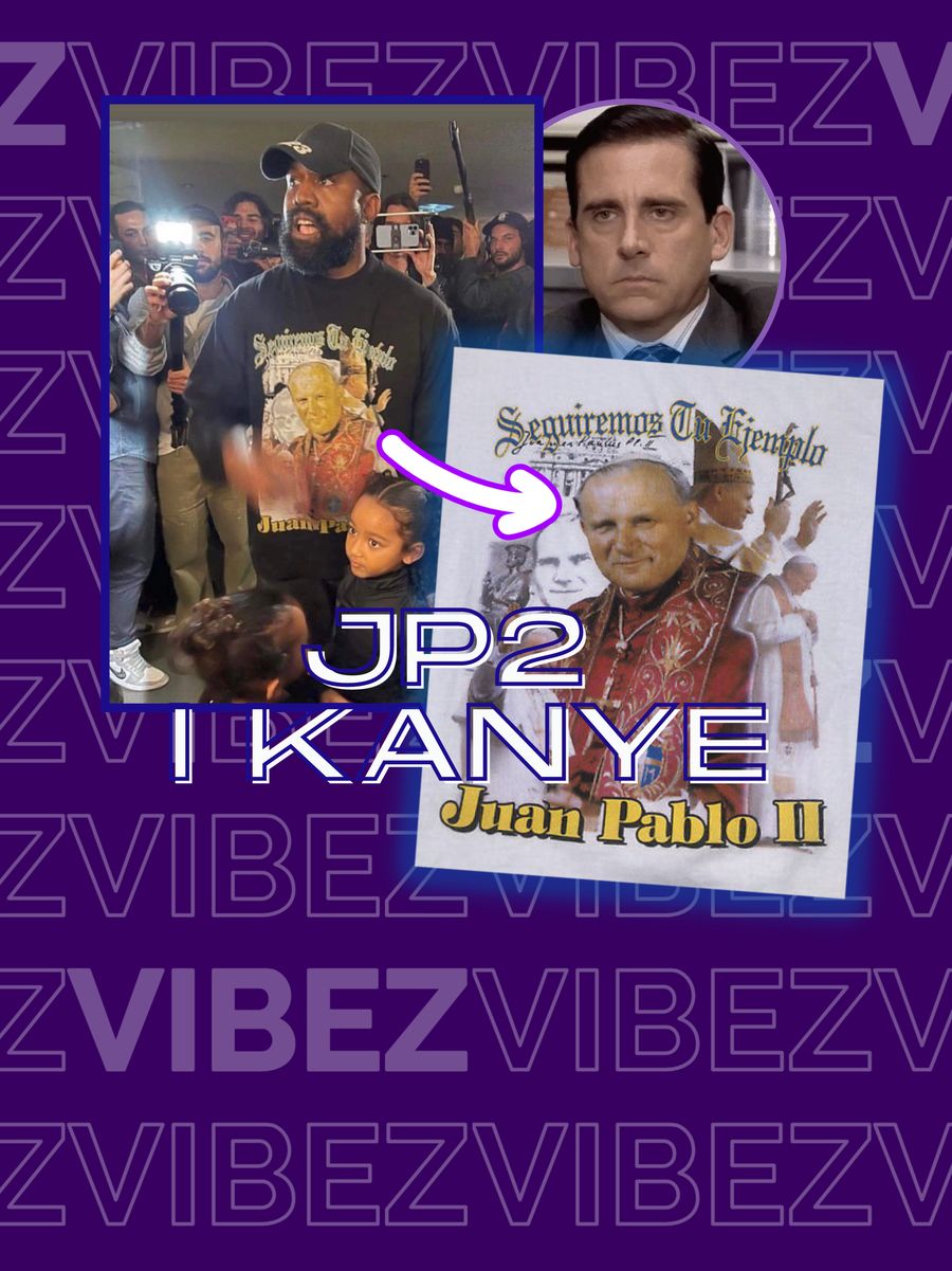 Kanye West: Jan Paweł II na bluzie rapera