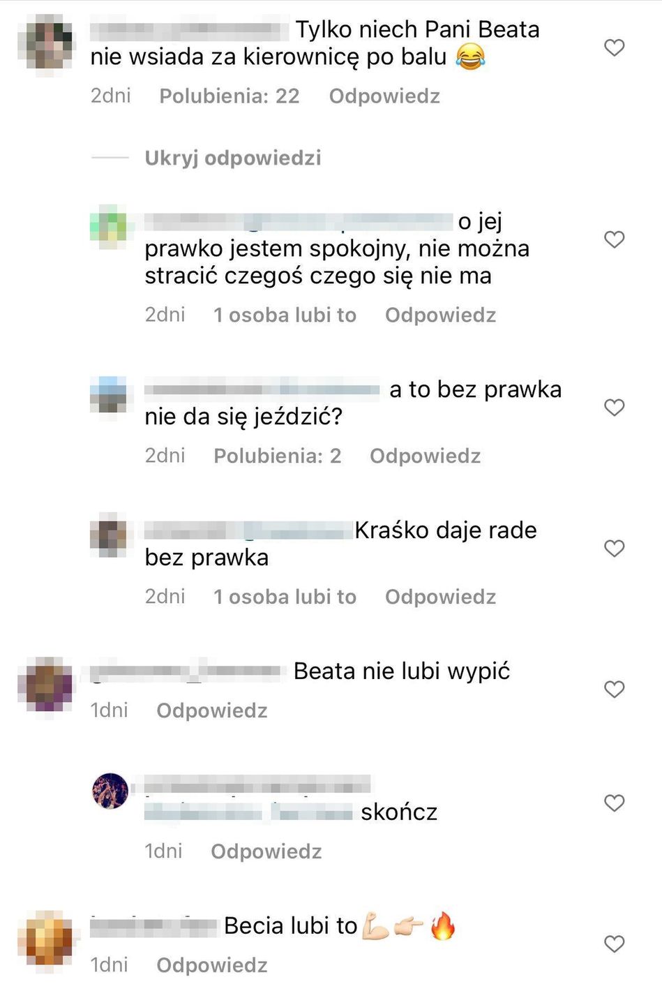 Komentarze pod ogłoszeniem Marcina Gortata