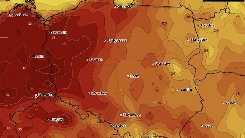Wyż Normen nad Polską. Na termometrach nawet 33 st. C
